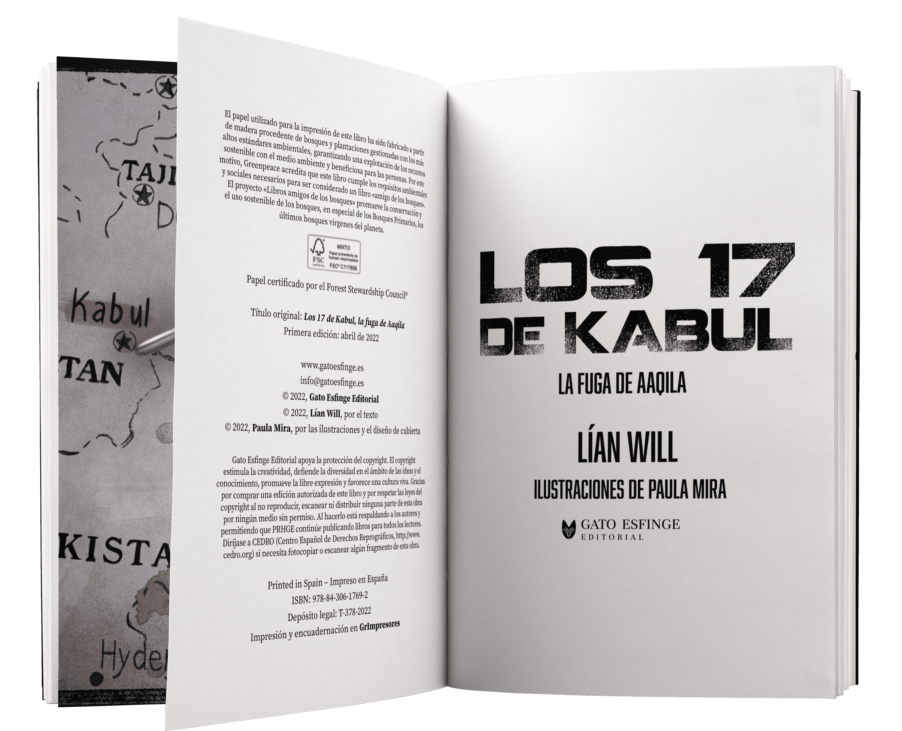 Mockup Los 17 de Kabul